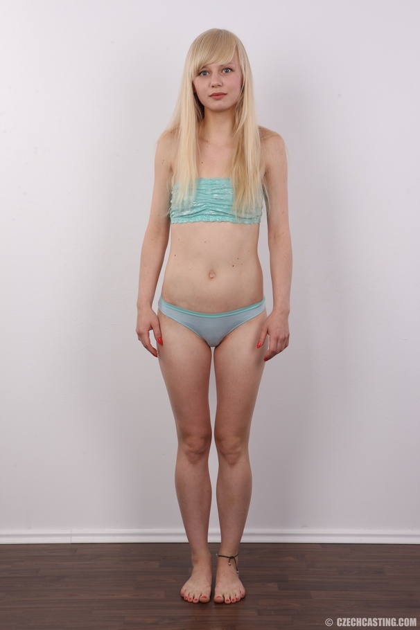 Teen blonde takes off her pink polo shirt,  - XXX Dessert - Picture 7