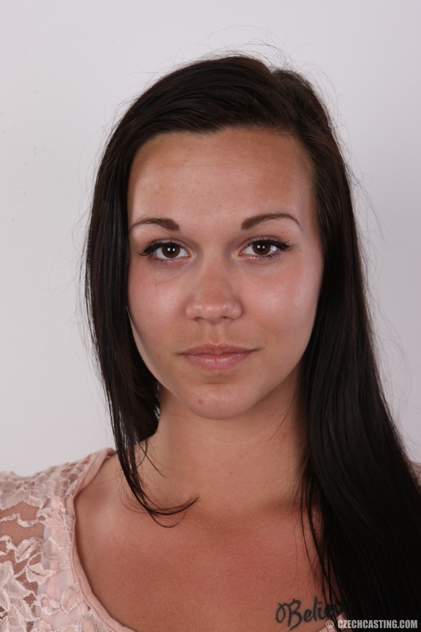 Gorgeous chick in light brown blouse, jeans - XXX Dessert - Picture 1