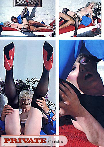 Blonde chick wearing black stockings and re - XXX Dessert - Picture 2