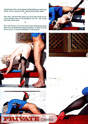 Cute babe wearing blue dress, white stockin - XXX Dessert - Picture 6