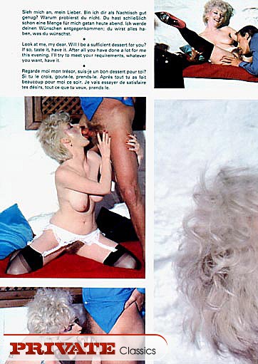 Short haired blondie in black stockings wit - XXX Dessert - Picture 1