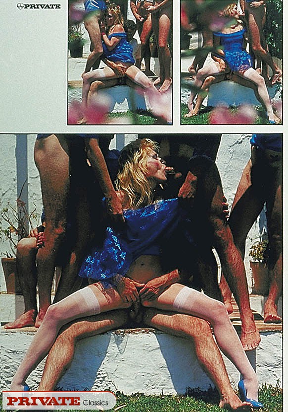 Sexy babe wearing black stockings with red  - XXX Dessert - Picture 10