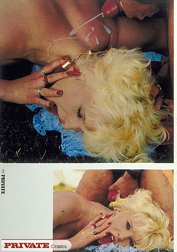 Hot babe wearing silver tube blouse, black  - XXX Dessert - Picture 12