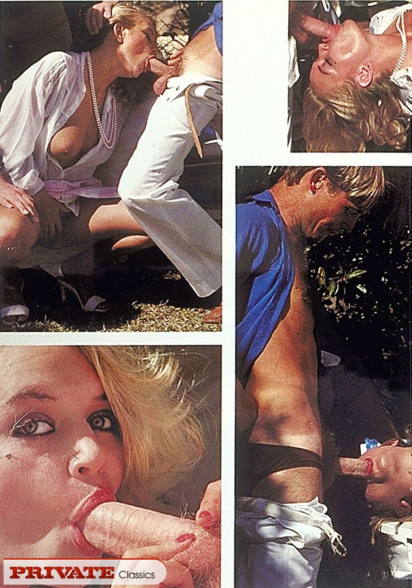 Sexy brunette in red dress, black stockings - XXX Dessert - Picture 4