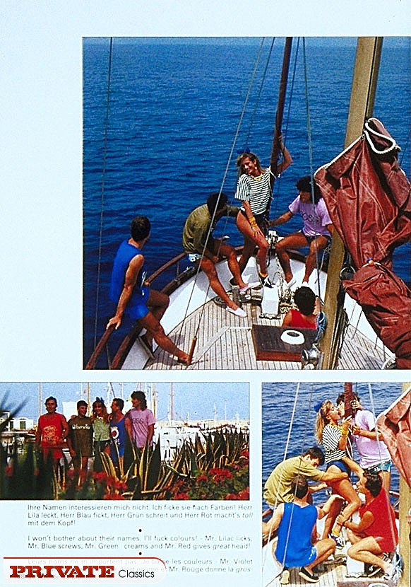 Foxy blonde wearing yellow blouse, stocking - XXX Dessert - Picture 8