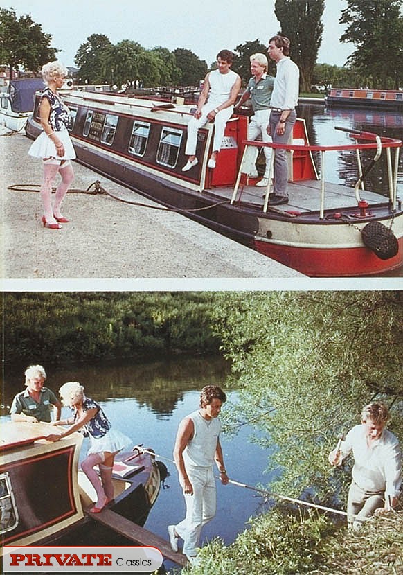 Lusty blonde in white nighty sucks a huge d - XXX Dessert - Picture 10