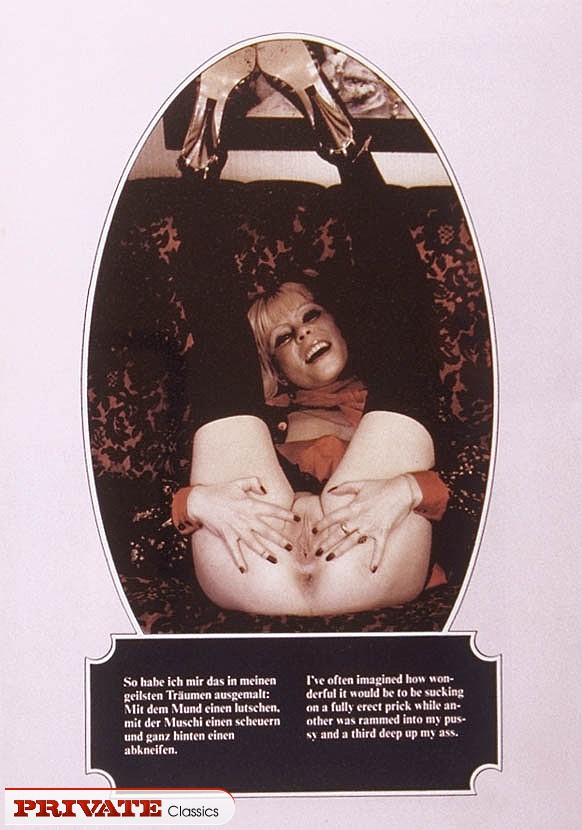 Hot blonde chick wearing black and red dres - XXX Dessert - Picture 2