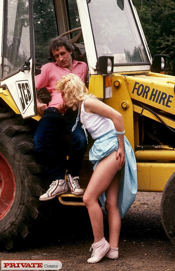 Cute blonde chick wearing white blouse and  - XXX Dessert - Picture 2