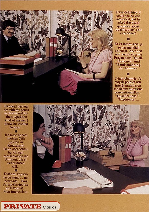 Hot redhead wearing peach colored dress let - XXX Dessert - Picture 7