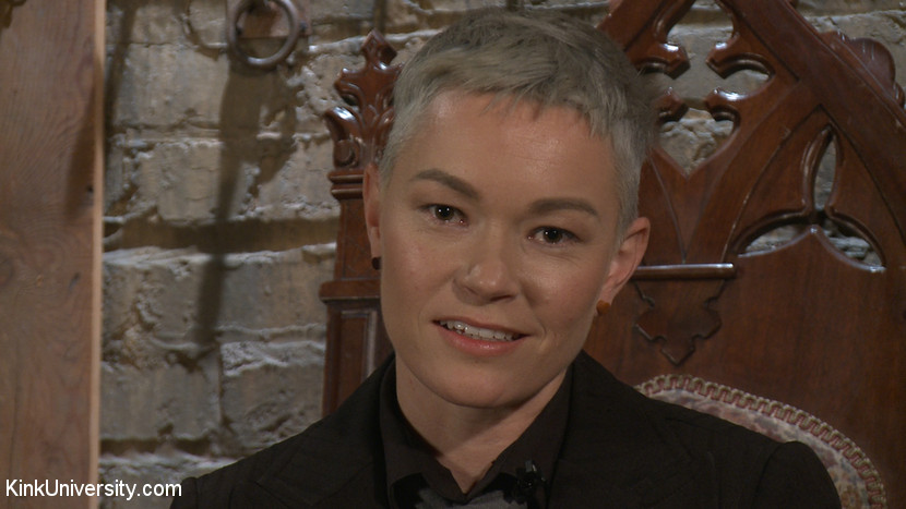 Soft butch does a blonde in a floral skirt  - XXX Dessert - Picture 7