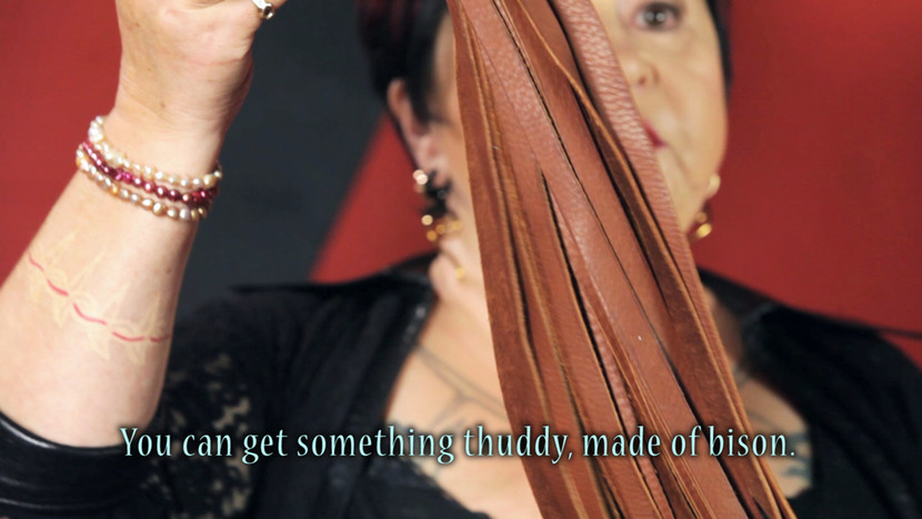 Brunette in a purple bra and grey panties t - XXX Dessert - Picture 5