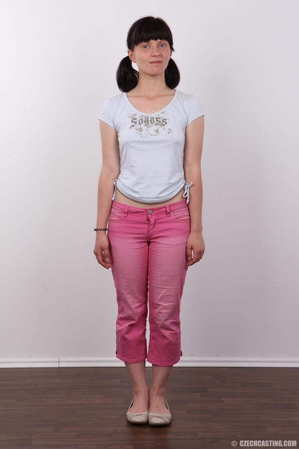 Beguiling girl in a white shirt and pink pa - XXX Dessert - Picture 2
