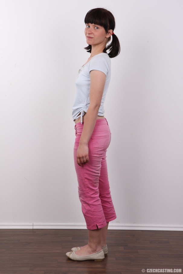 Beguiling girl in a white shirt and pink pa - XXX Dessert - Picture 4