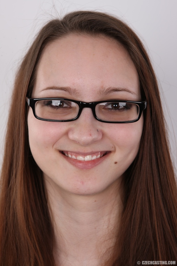 Sensational darling in glasses and pink und - XXX Dessert - Picture 1