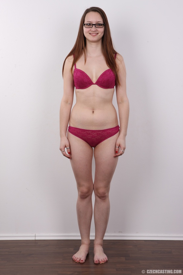 Sensational darling in glasses and pink und - XXX Dessert - Picture 7