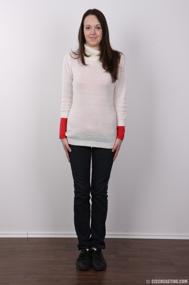Flawless damsel in a white sweater and blac - XXX Dessert - Picture 2