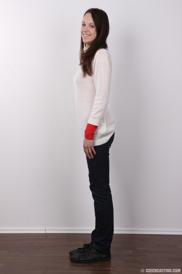 Flawless damsel in a white sweater and blac - XXX Dessert - Picture 3