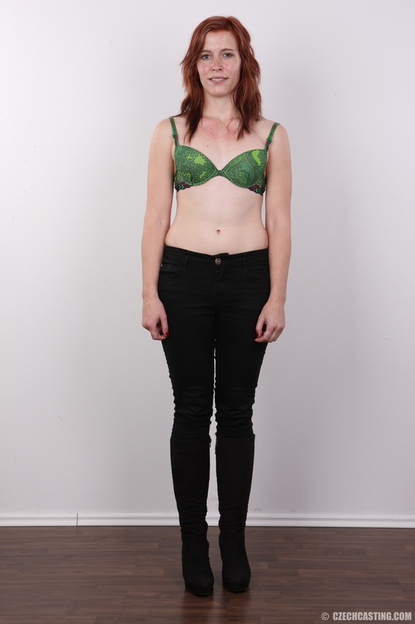 Delectable ginger filly in a flannel top an - XXX Dessert - Picture 4