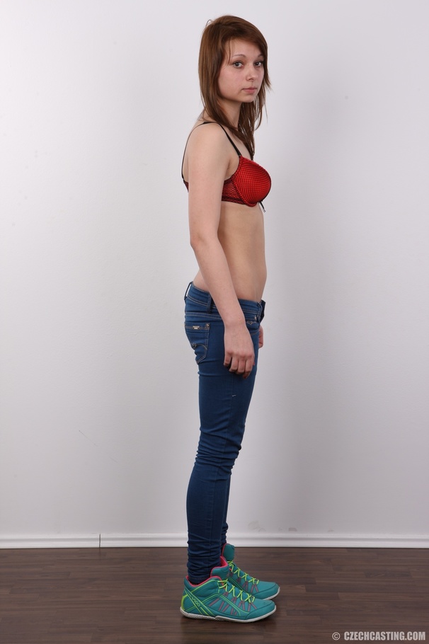 Awesome hussy in a denim vest, black shirt, - XXX Dessert - Picture 5