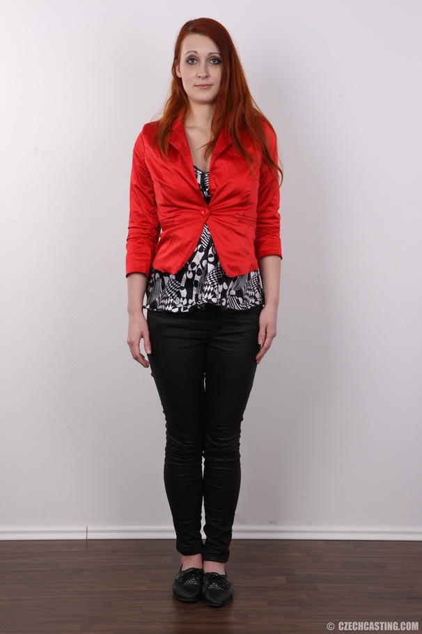 Marvelous red-haired lass in a red top and  - XXX Dessert - Picture 2