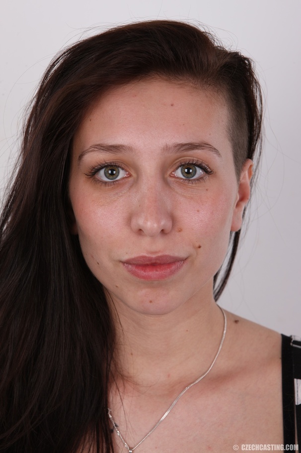 Angelic cutie in a black dress with white p - XXX Dessert - Picture 1