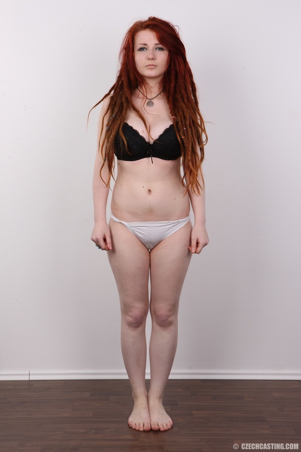 Enthralling redhead miss in a black top and - XXX Dessert - Picture 8