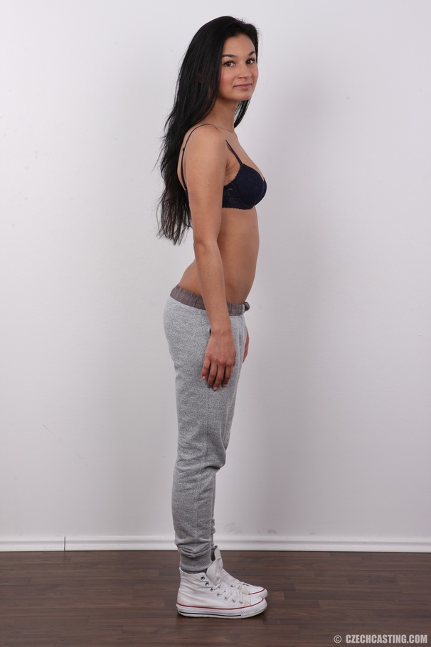 Fine whore in a black top and grey sweat pa - XXX Dessert - Picture 5