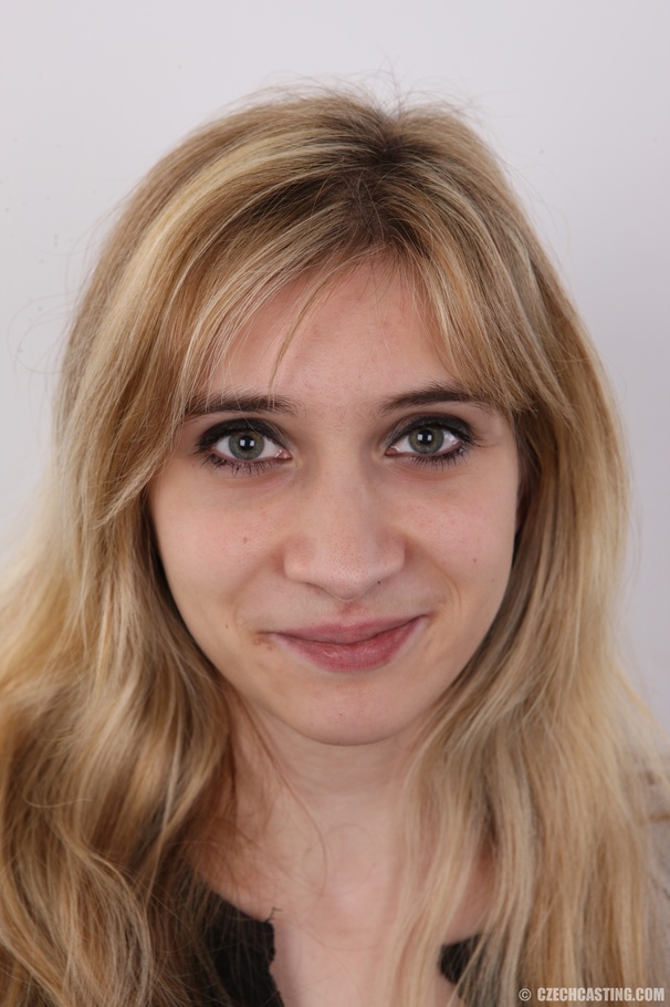 Cute dish in a grey sweater, black shirt an - XXX Dessert - Picture 1