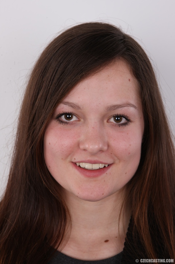 Appealing miss in a black top and jeans pos - XXX Dessert - Picture 1