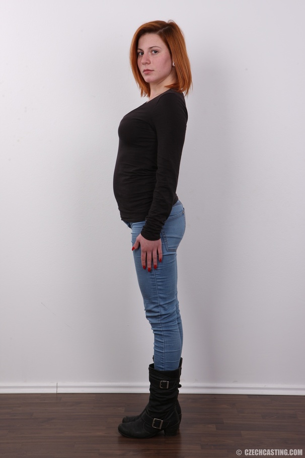 Perfect red-haired chick in black undies si - XXX Dessert - Picture 3