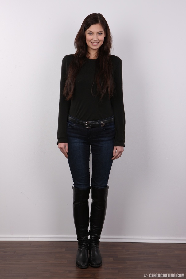 Awesome female in a black long-sleeved top  - XXX Dessert - Picture 2