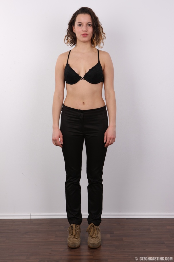 Fun darling in a black top, pants and brown - XXX Dessert - Picture 4