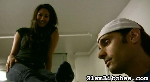 Asian chick in the foot fetish video at the - XXX Dessert - Picture 8