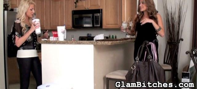 Girl served her friends with drinks and lic - XXX Dessert - Picture 1