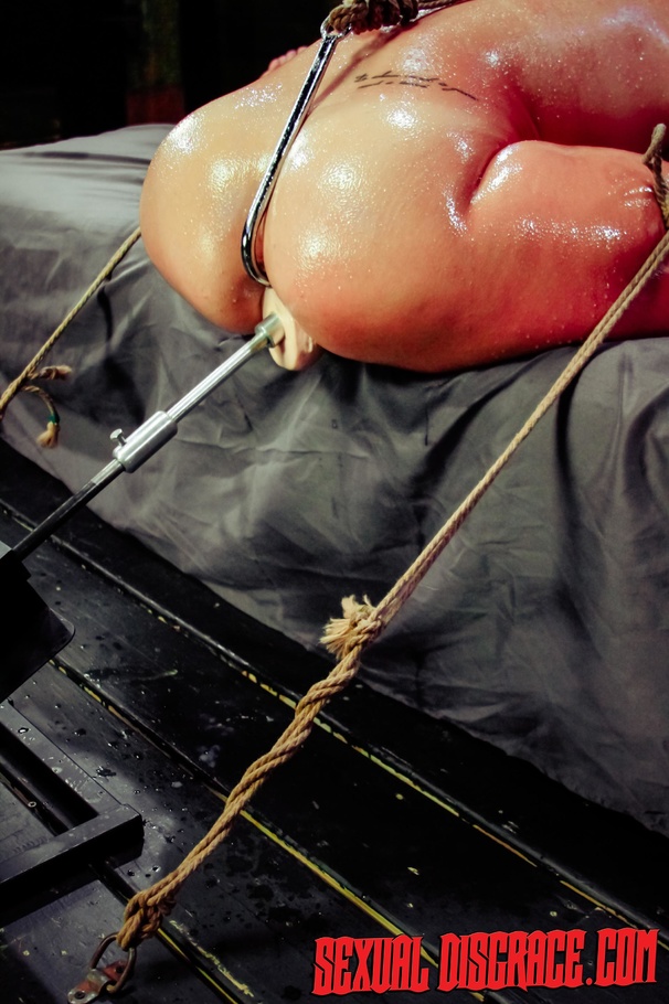 Bitch gets hook in her asshole during fetis - XXX Dessert - Picture 14