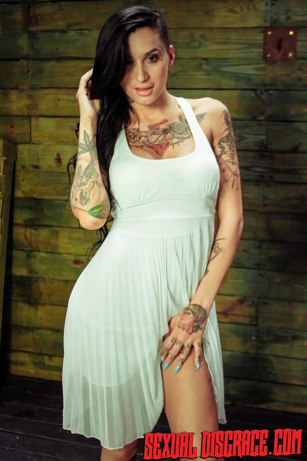 Gorgeous girl with many colorful tattoos in - XXX Dessert - Picture 4