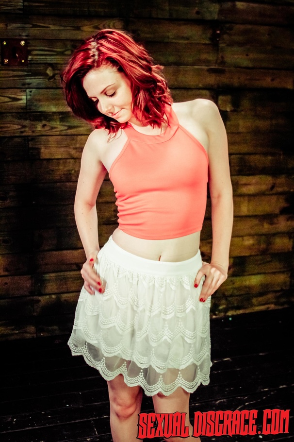 Pale-skinned cutie can't move because of ir - XXX Dessert - Picture 1