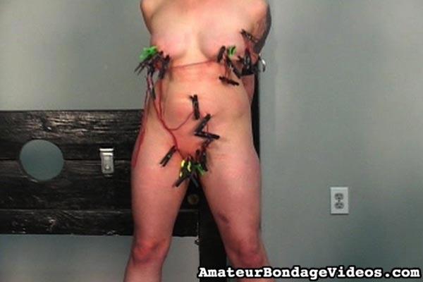 Big-breasted blonde chick gets tortured by  - XXX Dessert - Picture 14