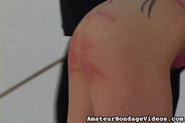 Helpless tied up girl gets wildly spanked b - XXX Dessert - Picture 3