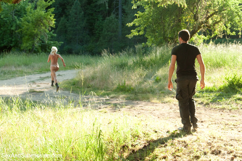 Two blondes captured in the woods and fucke - XXX Dessert - Picture 6