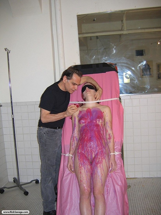 Tied up and ready for waxing, she just love - XXX Dessert - Picture 16