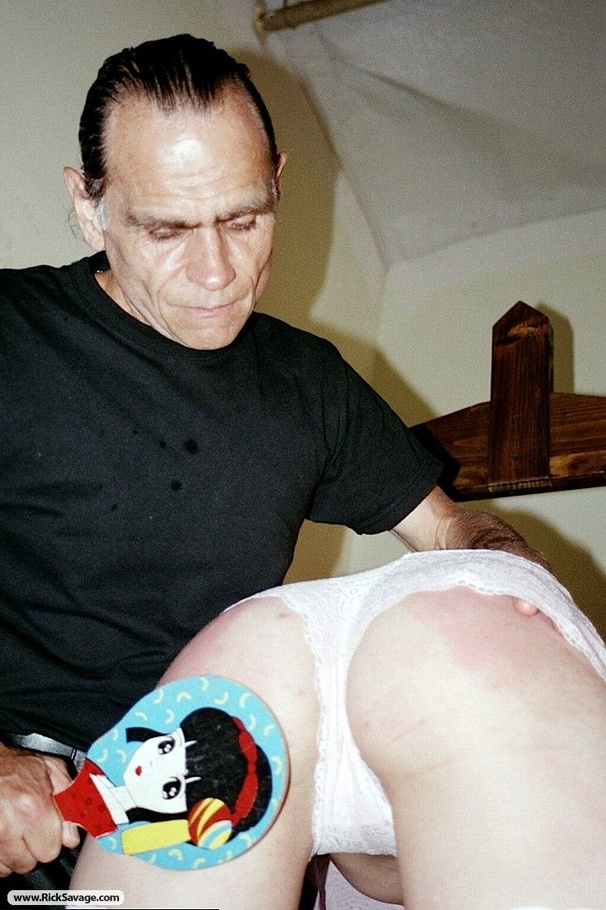 Old master spanks a beautiful young chick w - XXX Dessert - Picture 1