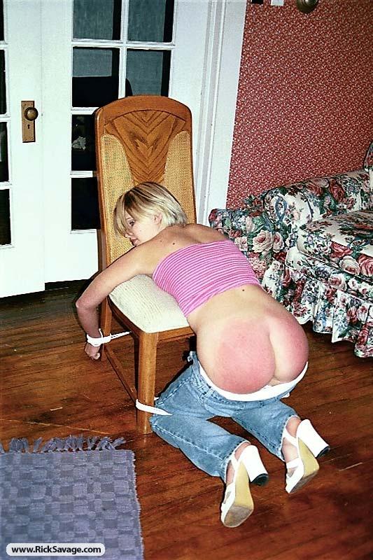 Blonde cutie gets her sweet little ass span - XXX Dessert - Picture 3