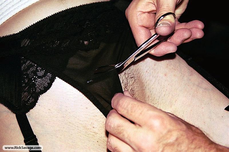 Stunning slave in sexy stockings used by he - XXX Dessert - Picture 1