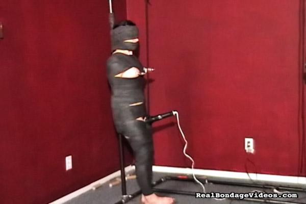 Girl gets rolled up like a mummy by crazy B - XXX Dessert - Picture 7