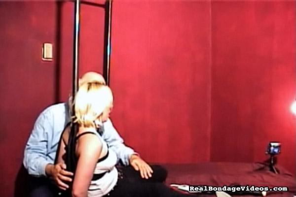 Short-haired blonde dame gets a ball gag in - XXX Dessert - Picture 16