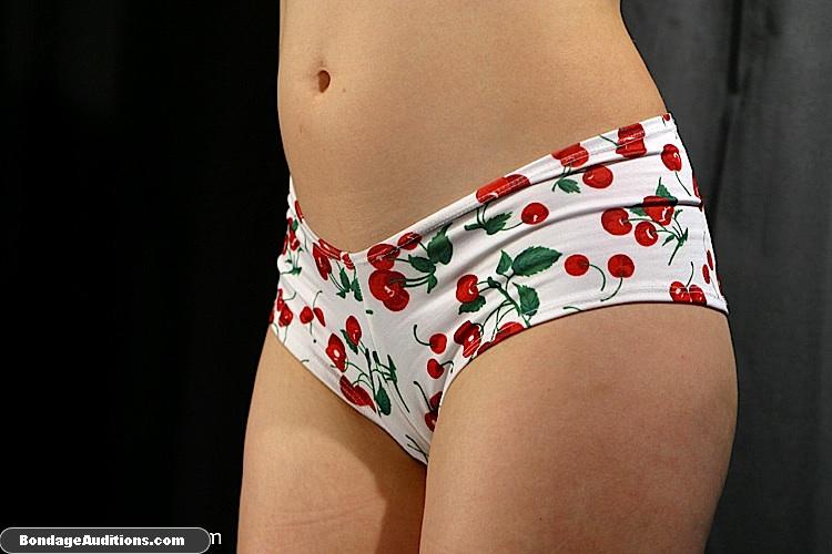 Lovely lady in red gets her sweet little as - XXX Dessert - Picture 1