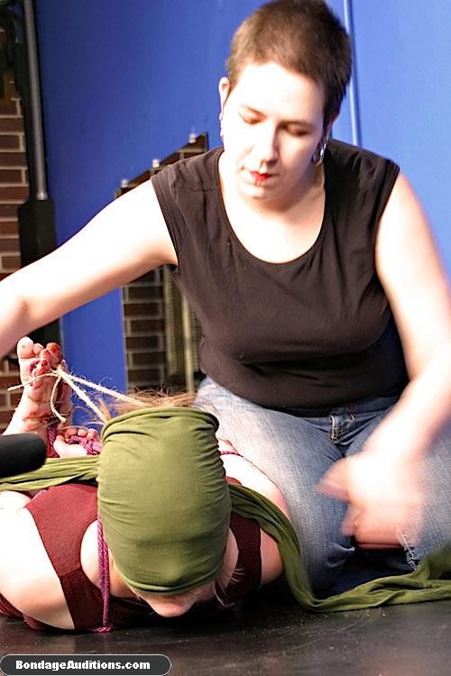 Lovely bondage model enjoys in a waxing ses - XXX Dessert - Picture 10