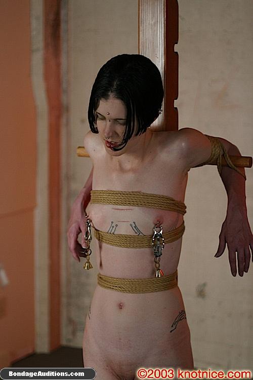 Hot bondage girl gets a painful treatment b - XXX Dessert - Picture 12