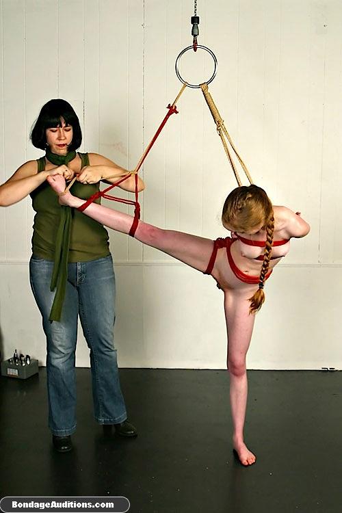 Young lady gets tied up and humiliated by h - XXX Dessert - Picture 2